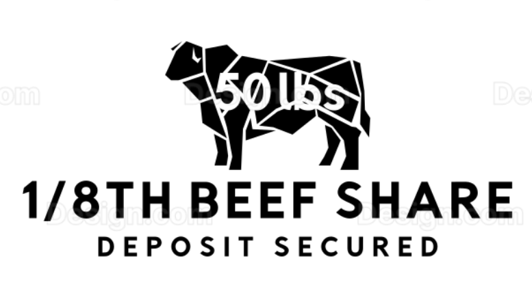 1/8th beef share deposit (50 lbs of Ozark beef